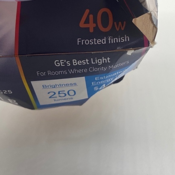 GE Reveal 48695 Decorative Globe G25 LightBulb, 1 pcs - Picture 5 of 12